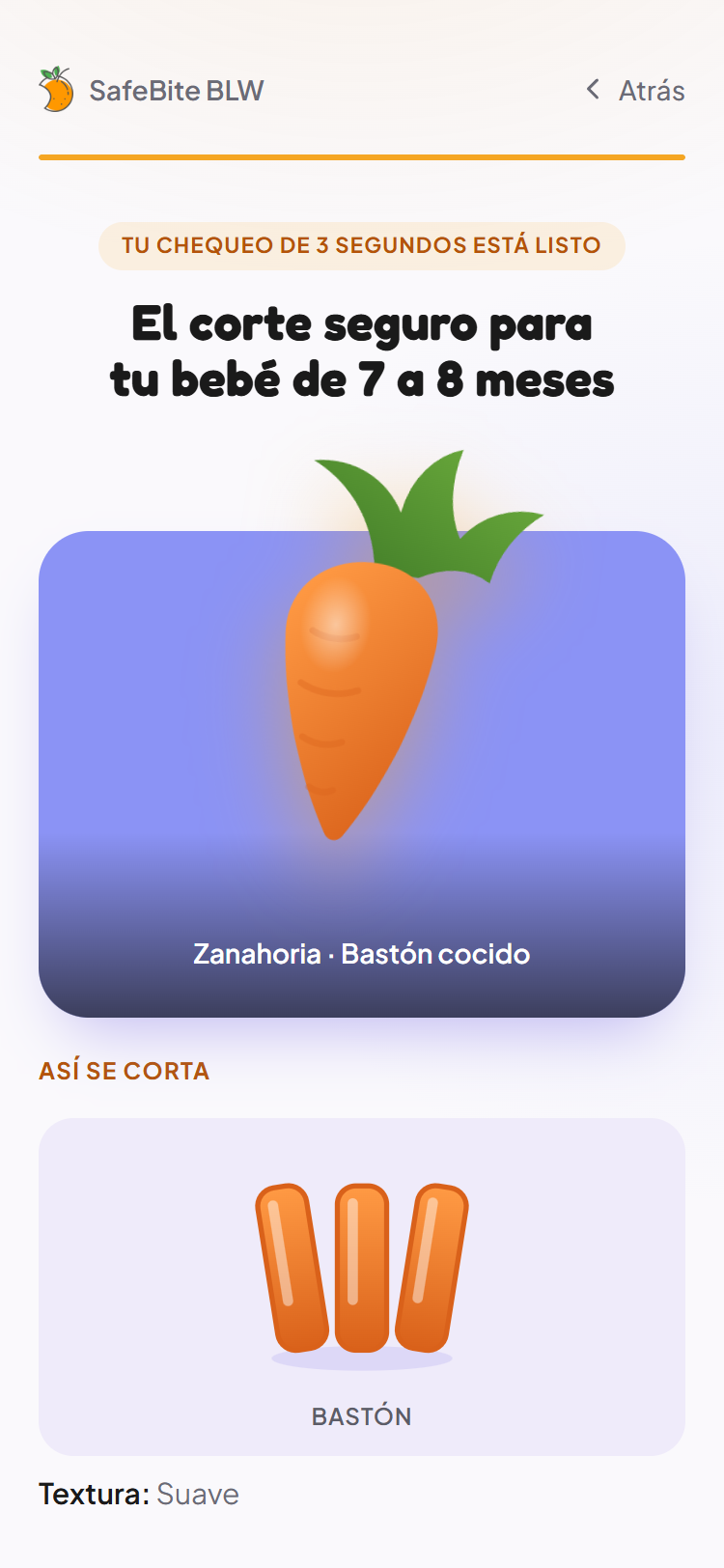 Tu corte, hecho para la edad de tu bebé